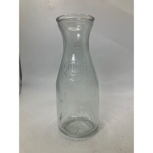 Clear Glass Carafe Pitcher Restaurant Style Table‎ Decor Beverage Server